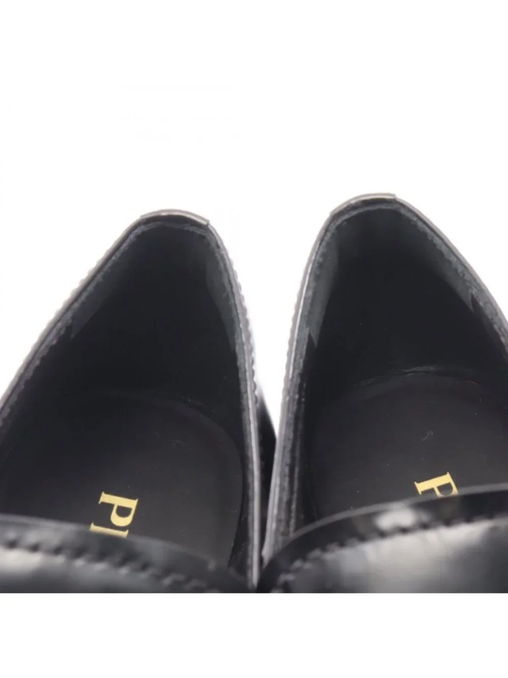Prada Loafers Triangle Logo Leather